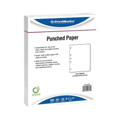 Printworks Professional 8.5" x 11" Multipurpose Paper, 20 lbs., 92 Brightness, 500/Ream, 5 Reams/Carton (04340)