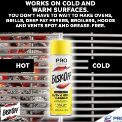 Professional Easy-Off Heavy-Duty Oven & Grill Cleaner, Lemon, 24 Oz. (6233885261X)