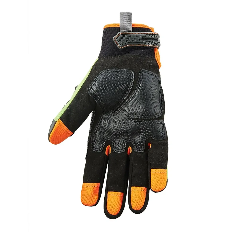 ProFlex 924 Hybrid Dorsal Impact-Reducing Gloves, Lime, L (17684)