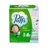 Puffs Plus Lotion Facial Tissue, 2-ply, 124 Tissues/Box, 3 Boxes/Pack (39363)