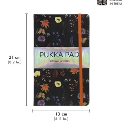 Pukka Pad Bloom Subject Notebooks, Narrow Ruled, White, 3/Pack (PUK9492BLM)