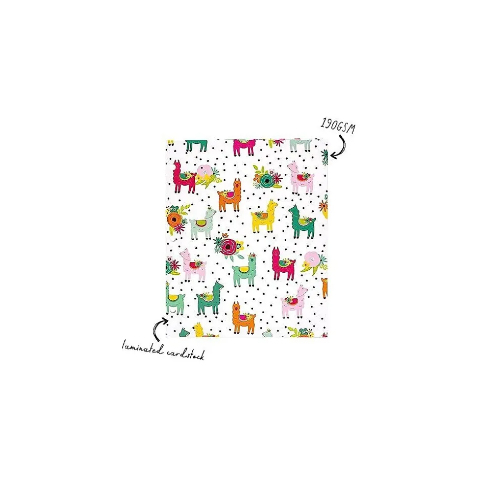 Pukka Pad Carpe Diem Rainbow Color Wash 3-Hole Punched 2-Pocket Portfolio Folders, Assorted Colors, 6/Pack (9097-CD)