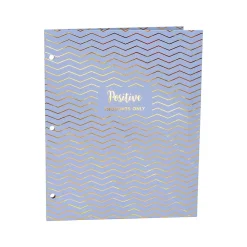 Pukka Pad Haze 3-Hole Punched 2-Pocket Cardstock Portfolio Folders, Assorted Colors, 6/Pack (9980(AST)-HZE)