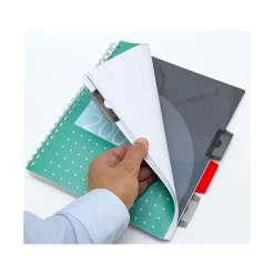 Pukka Pad Metallic 5-Subject Notebook, Ruled, 100 Sheets, Green, 3/Pack (8748-MET)