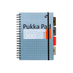 Pukka Pad Metallic 5-Subject Subject Notebooks, 6.9