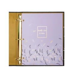 Pukka Pad Rochelle & Jess 3-Hole Punched 2-Pocket Portfolio Folders, Assorted Colors, 6/Pack (9108-ROC)