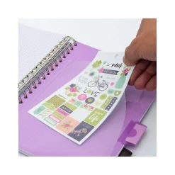Pukka Pad Rochelle & Jess 5-Subject Notebook, 7.5