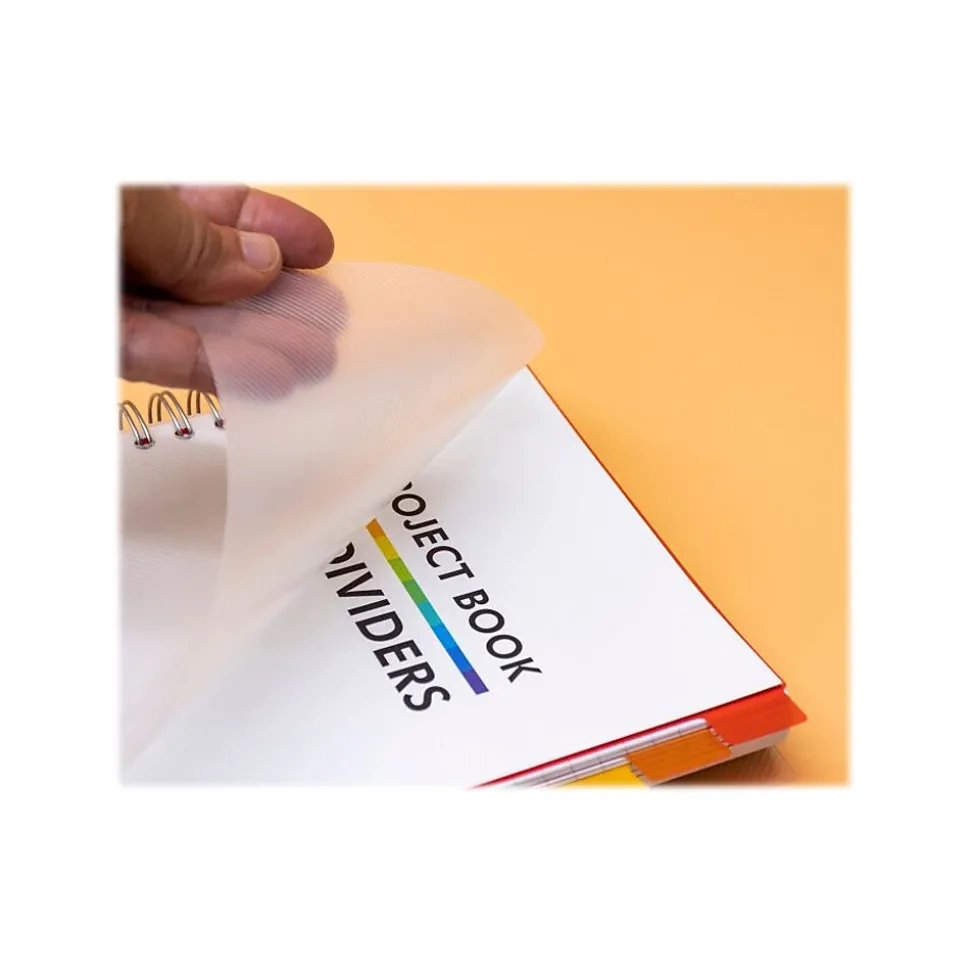 Pukka Pad Subject Notebook, 7" x 10", College Ruled, 200 Sheets, White (9603-PB)