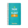 Pukka Pad There Is No Planet B Notebook, 5.28" x 8.46", Wide-Ruled, 96 Sheets, Blue (9703-SPP)