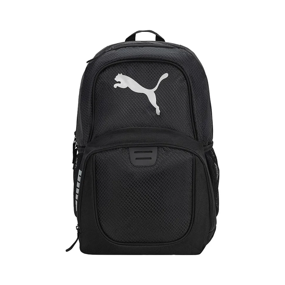 Puma Logo Laptop Backpack, Medium, Black (PV1673-001)