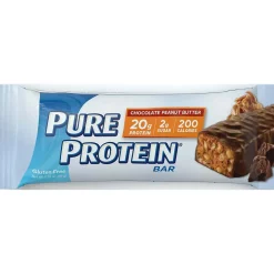 Pure Protein Protein Bar Gluten Free Chocolate Peanut Butter Protein Bar, 6 Bars/Box (NRN13805)
