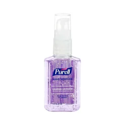 PURELL 70% Alcohol Gel Hand Sanitizer, Calming Lavender Scent, 2 fl. oz., 24/Pack (3905-24-CMR)