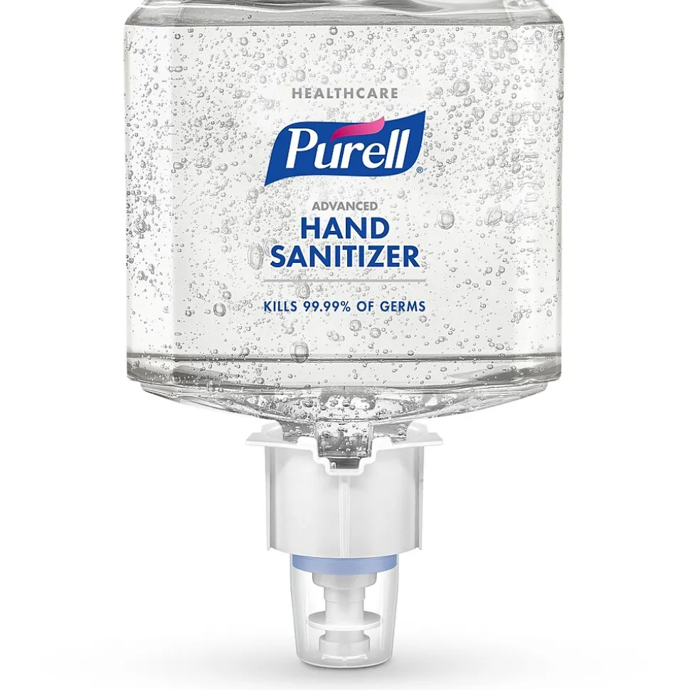 PURELL Advanced 70% Alcohol Gel Hand Sanitizer Refill for ES4 Dispenser, Citrus Scent, 1200 mL, 2/Carton (5063-02)