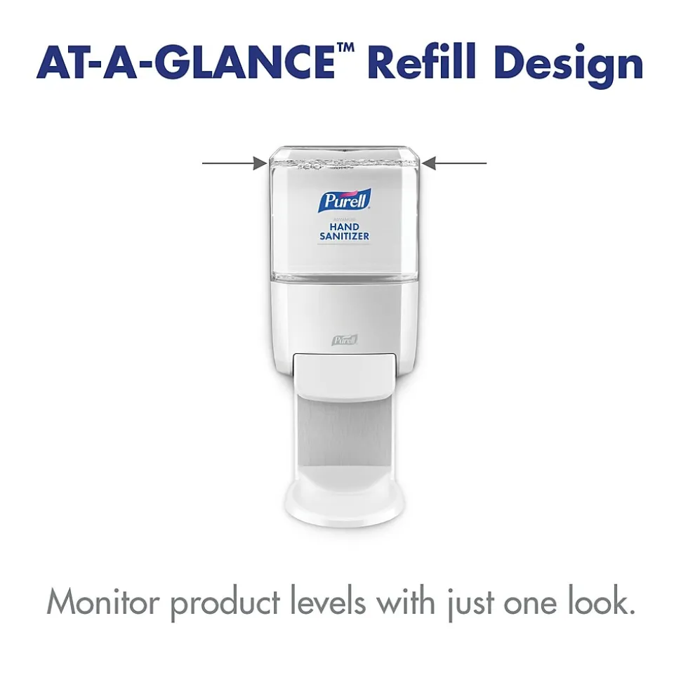 PURELL Advanced 70% Alcohol Gel Hand Sanitizer Refill for ES4 Dispenser, Citrus Scent, 1200 mL, 2/Carton (5063-02)