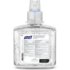 PURELL Advanced 70% Alcohol Gel Hand Sanitizer Refill for ES6 Dispenser, 1200 mL, 2/Carton (6463-02)