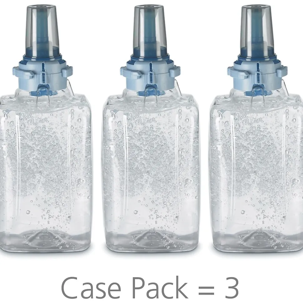 PURELL Advanced 70% Alcohol Gel Hand Sanitizer Refill for ADX 12 Dispenser, 1200 mL., 3/Carton (8803-03)