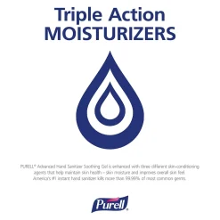 PURELL Advanced 70% Alcohol Gel Hand Sanitizer, Fresh Scent, 12 oz. (3639-12)