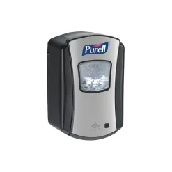 PURELL Advanced LTX-7 Automatic Wall Mounted Hand Sanitizer Dispenser, Black/Chrome (1328-04)