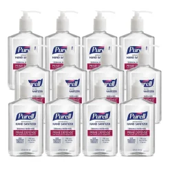 PURELL Advanced Prime Defense 85% Alcohol Gel Hand Sanitizer, 12 oz., 12/Carton (3699-12 CT)