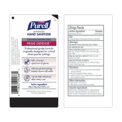 PURELL Advanced Prime Defense 85% Alcohol Gel Hand Sanitizer, 12 oz., 12/Carton (3699-12 CT)