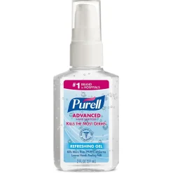 PURELL Advanced Refreshing 2 oz. Gel Hand Sanitizer, Clean Scent (9606-24)