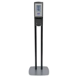 PURELL CS6 Automatic Floor Stand Hand Sanitizer Dispenser, Black/Chrome (7416-DS)