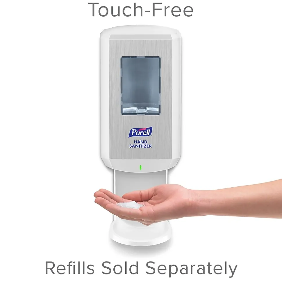 PURELL CS6 Automatic Wall Mounted Hand Sanitizer Dispenser, White (6520-01)