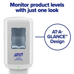 PURELL CS6 Automatic Wall Mounted Hand Sanitizer Dispenser, White (6520-01)