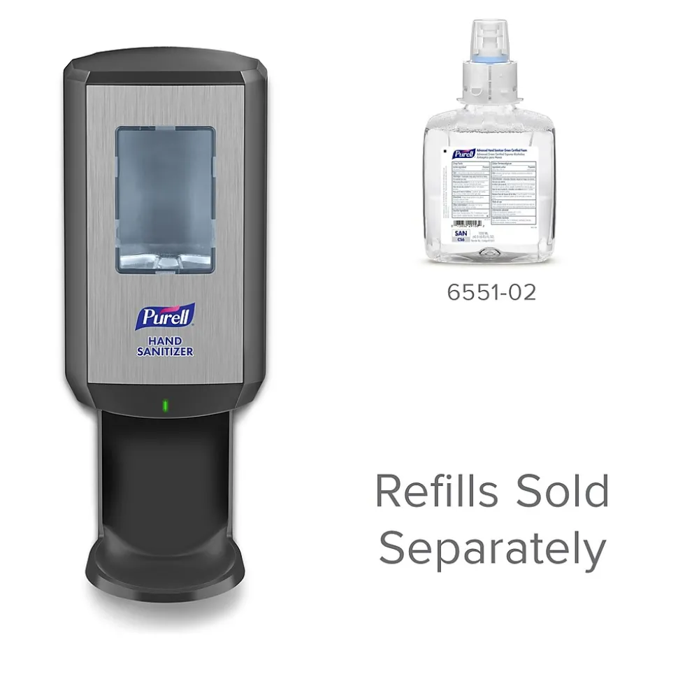 PURELL CS6 Automatic Wall Mounted Hand Sanitizer Dispenser, Graphite (6524-01)