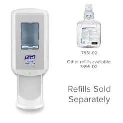 PURELL CS8 Automatic Wall Mounted Hand Sanitizer Dispenser, for PURELL CS8 1200 mL Hand Sanitizer Refills, White (7820-01)