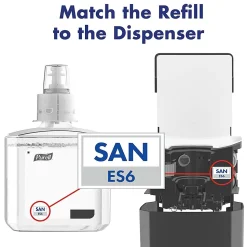 PURELL ES6 Automatic Floor Stand Hand Sanitizer Dispenser, Graphite/Black (7216-DS)