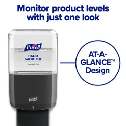 PURELL ES8 Automatic Floor Stand Hand Sanitizer Dispenser, Graphite/Black (7218-DS)