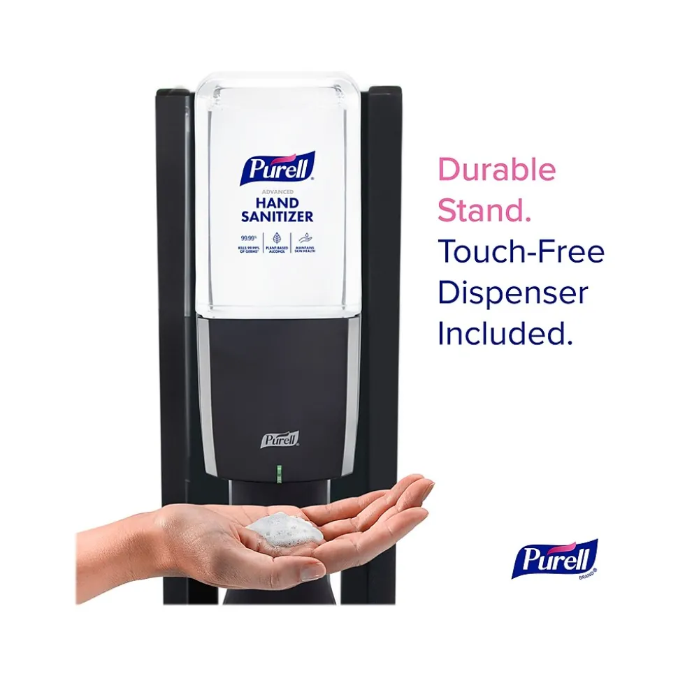 PURELL ES10 Automatic Floor Stand Hand Sanitizer Dispenser, Graphite (8214-DS)