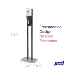 PURELL ES10 Automatic Floor Stand Hand Sanitizer Dispenser, Graphite (8214-DS)