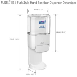 PURELL ES4 Wall Mounted Hand Sanitizer Dispenser, White (5020-01)