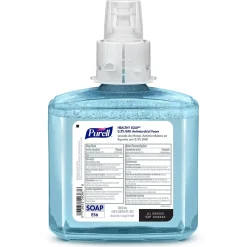 PURELL HEALTHY SOAP Antibacterial Liquid Hand Soap Refill for ES6 Dispenser, Light Scent, 1200 ml, 2/Carton (6480-02)