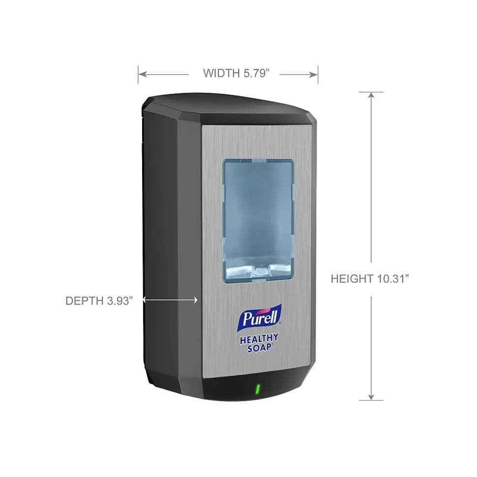 PURELL HEALTHY SOAP CS6 Automatic Wall Mounted Hand Soap Dispenser, Graphite (6534-01)