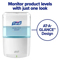 PURELL HEALTHY SOAP ES6 Automatic Wall Mounted Hand Soap Dispenser, White (6430-01)