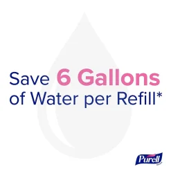 PURELL HEALTHY SOAP Foaming Hand Soap Refill for ES10 Dispenser, Light Fragrance Scent, 1200 ml, 2/Carton (8371-02)