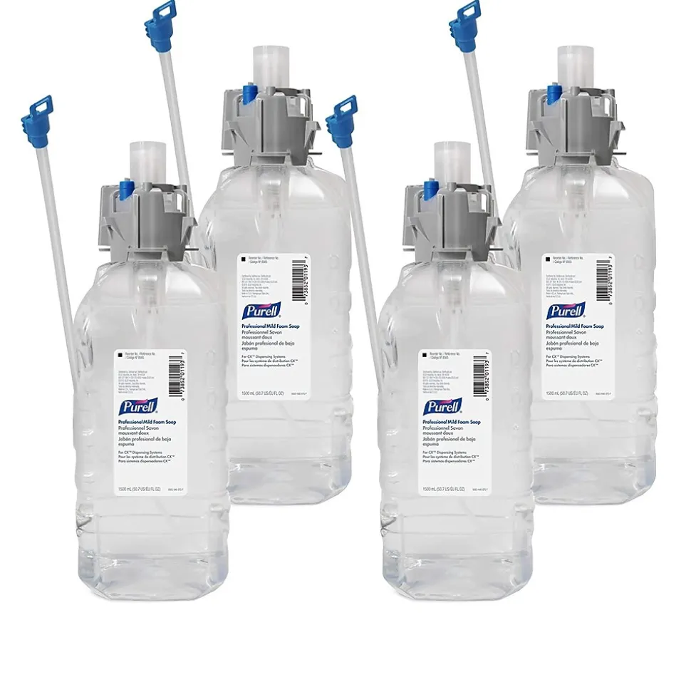 PURELL Professional Foaming Hand Soap Refill for CX Dispenser, 1500ml., 4/Carton (8565-04)