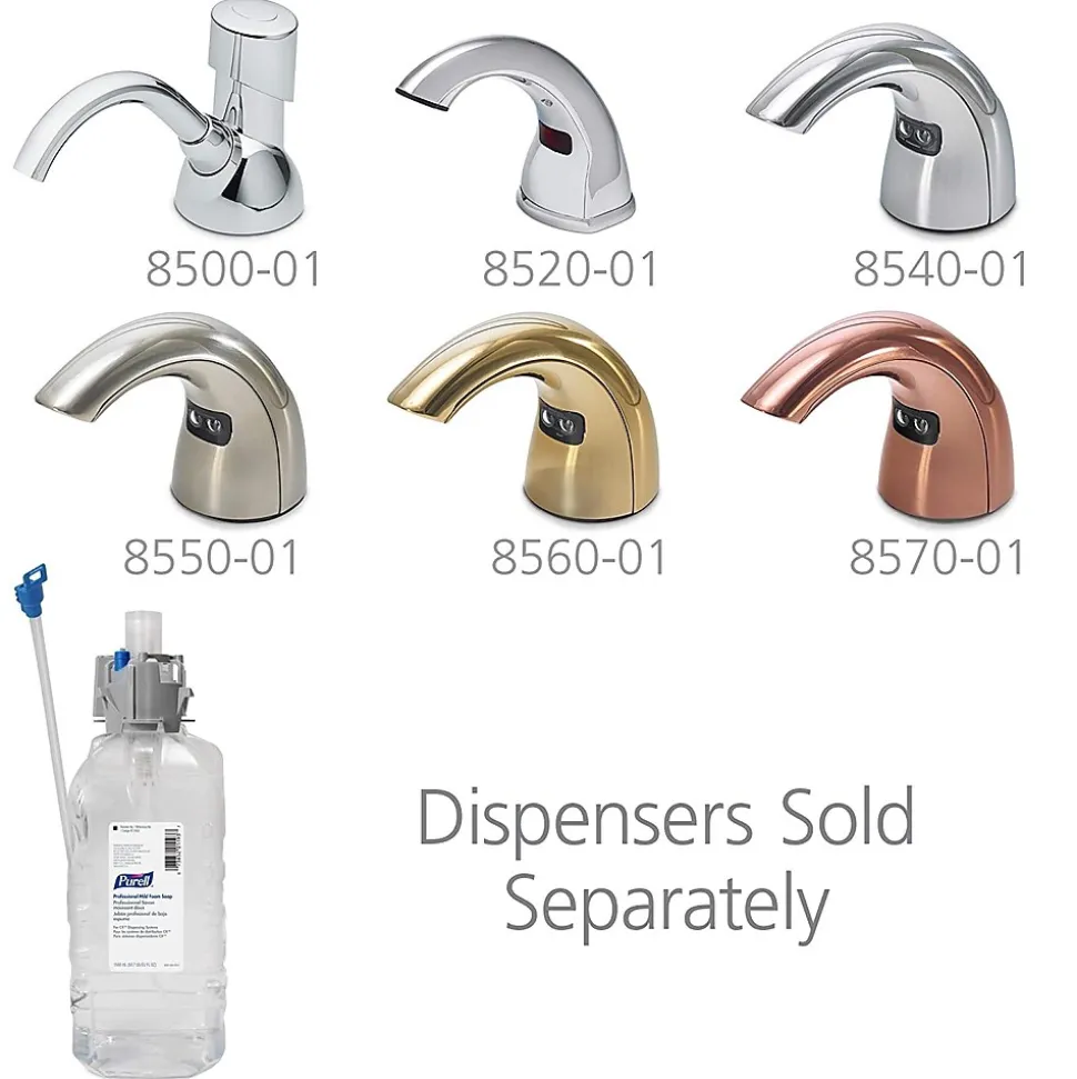 PURELL Professional Foaming Hand Soap Refill for CX Dispenser, 1500ml., 4/Carton (8565-04)