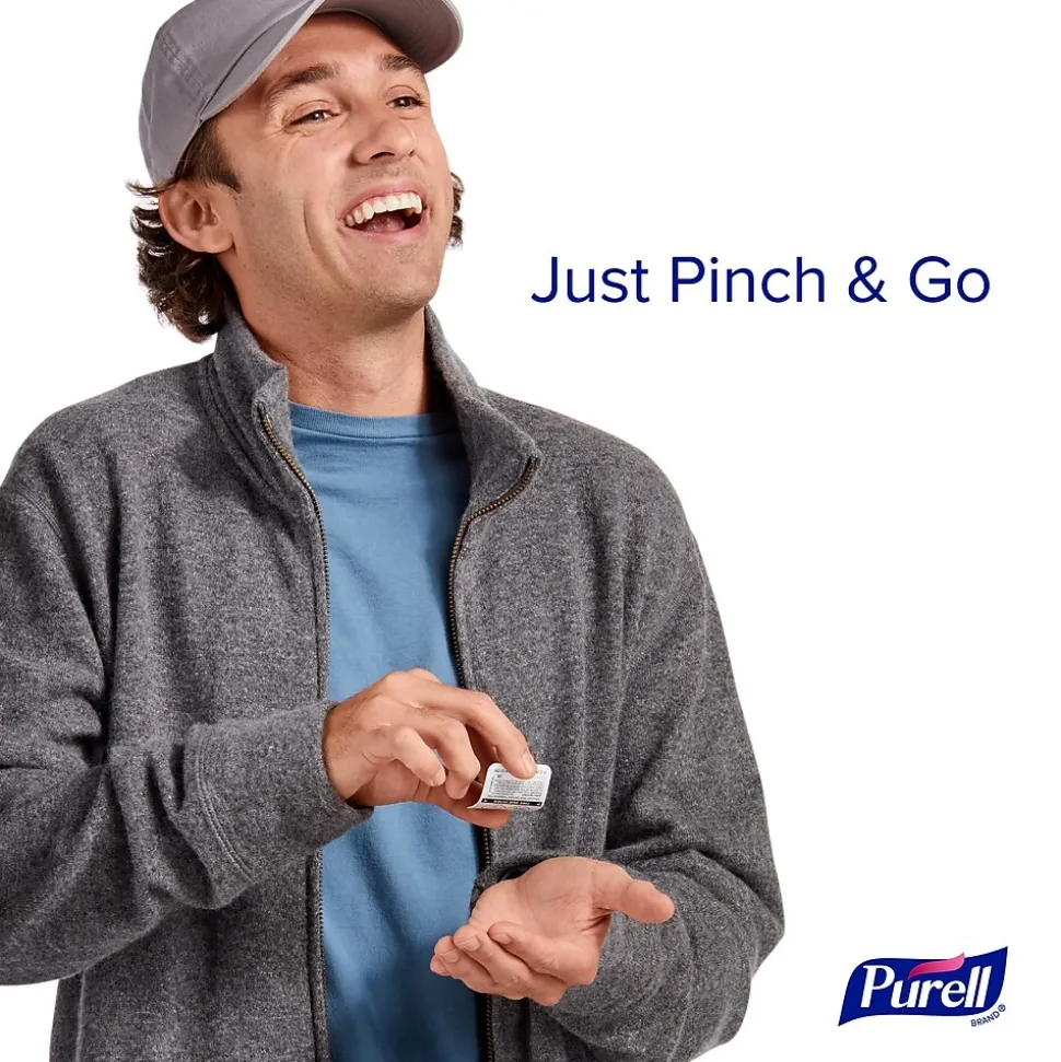 PURELL SINGLES Advanced 70% Alcohol Gel Hand Sanitizer, 2,000/Carton (9630-2M-NS)