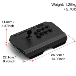 QANBA Drone 2 QANN3 Joystick for PlayStation 5/4 & PC, Wired, Black