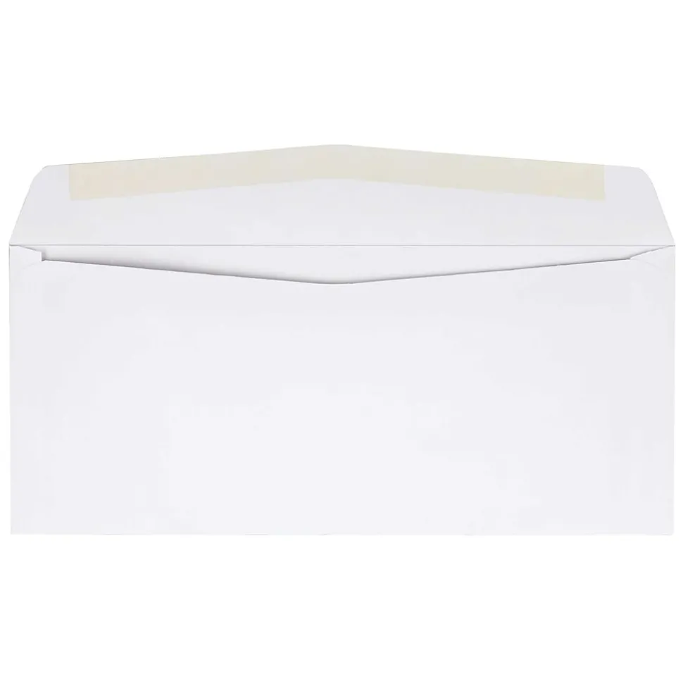 Quality Park #10 Window Envelopes, 4 1/8" x 9 1/2", White, 500/Box (QUA90120)