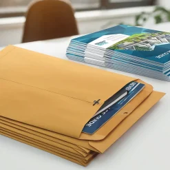 Quality Park Clasp & Moistenable Glue Kraft Catalog Envelopes, 9