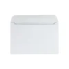 Quality Park Gummed Booklet Envelopes, 6" x 9", White Wove, 100/Box (QUA37113)