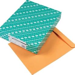 Quality Park Gummed Kraft Catalog Envelope, 12" x 15 1/2", Light Kraft, 100/Box (41967)