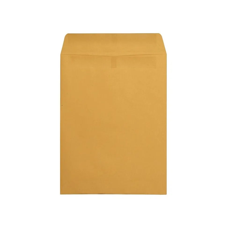 Quality Park Redi-Seal Kraft Catalog Envelopes, 9.5" x 12.5", Kraft, 250/Box (QUA43662)