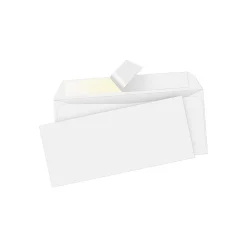 Quality Park Redi-Strip Business #10 Envelopes, 4 1/8" x 9 1/2", White, 500/Bx