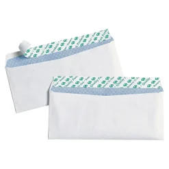 Quality Park Redi-Strip Security Tinted #10 Envelopes, 4-1/8" x 9-1/2", White, 30/Box (QUA69112)